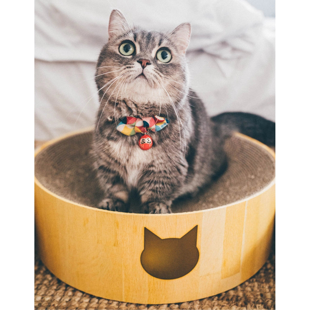 Cozy Cat Scratcher Bowl