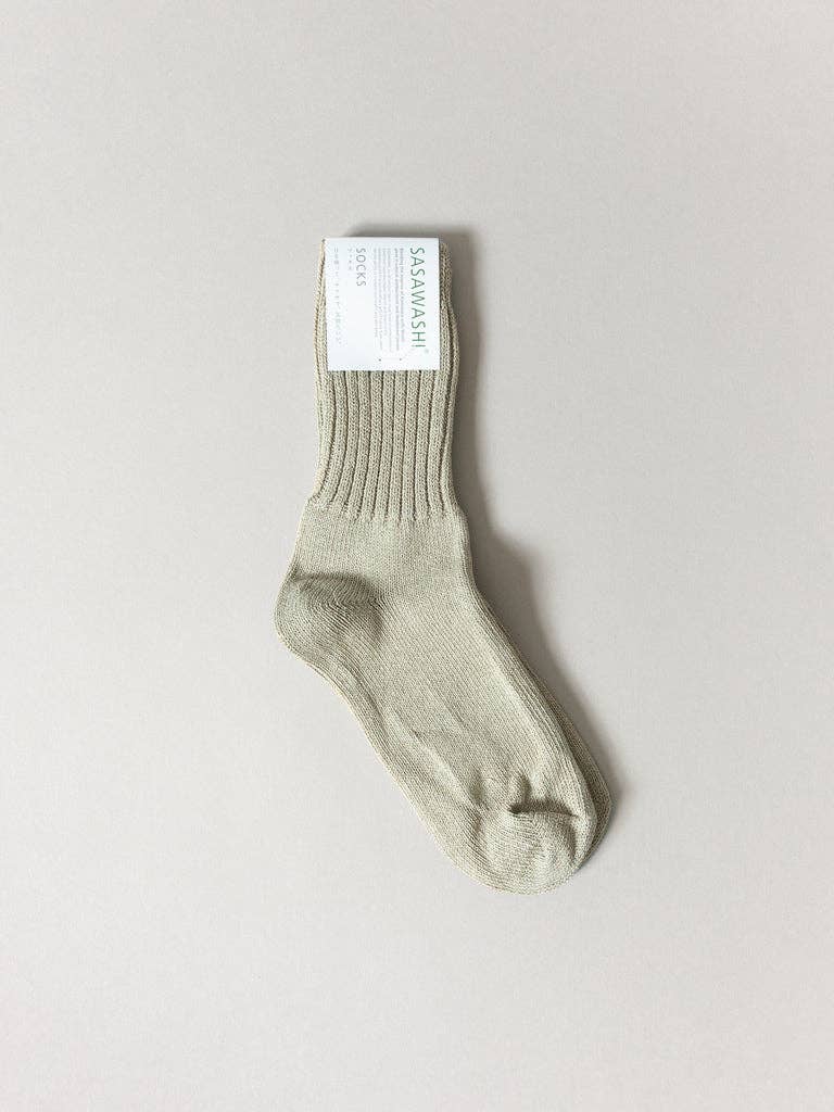 Sasawashi Ribbed Socks