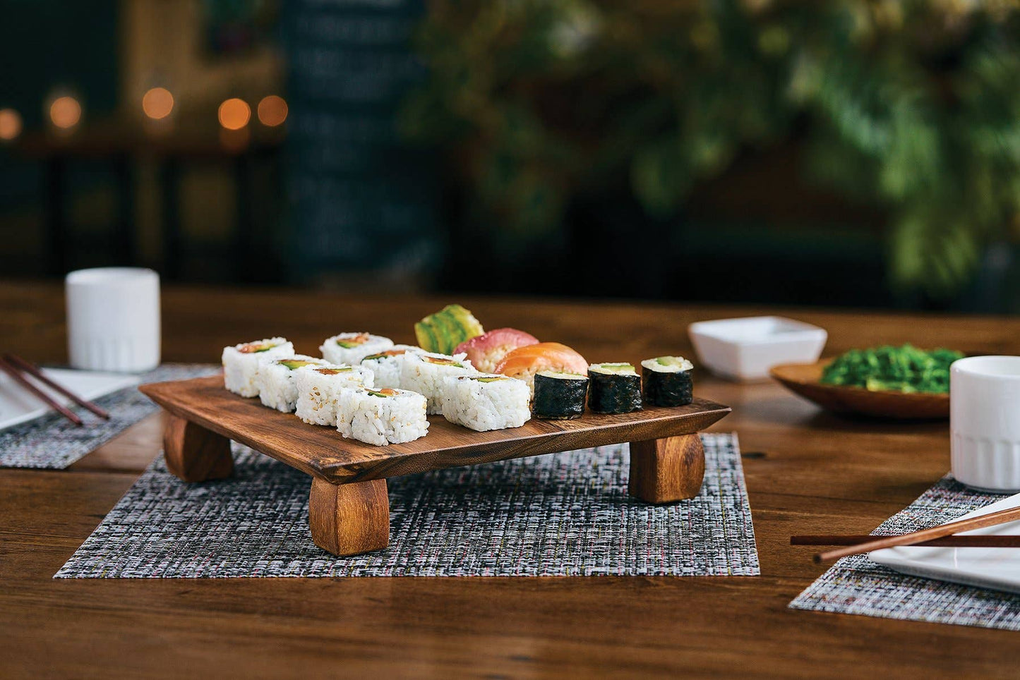 Kyoto Sushi Stand - Acacia Wood