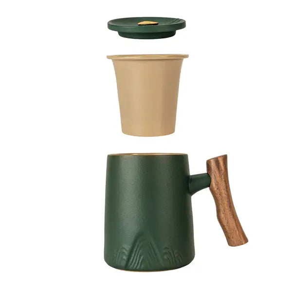 Mountain Mug with Infuser & Lid