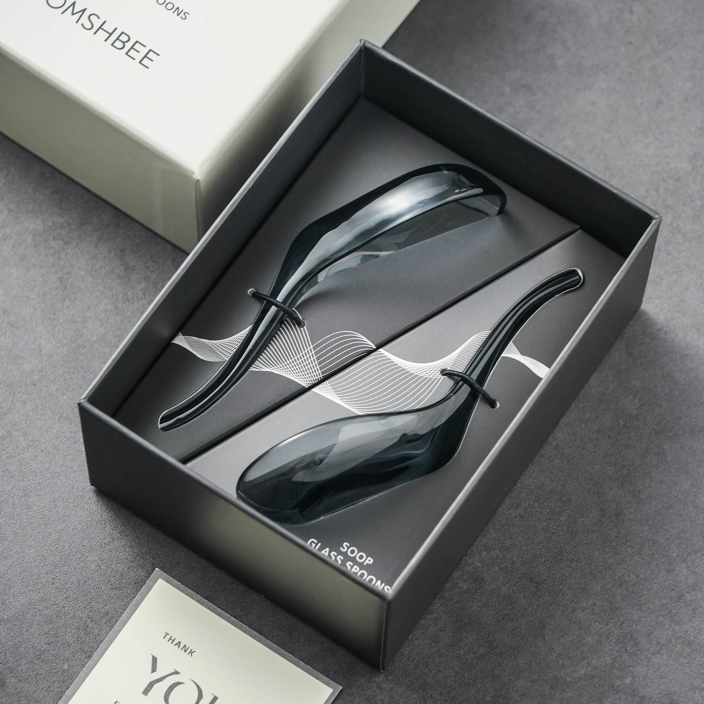 SOOP Glass Spoons - 2-piece set