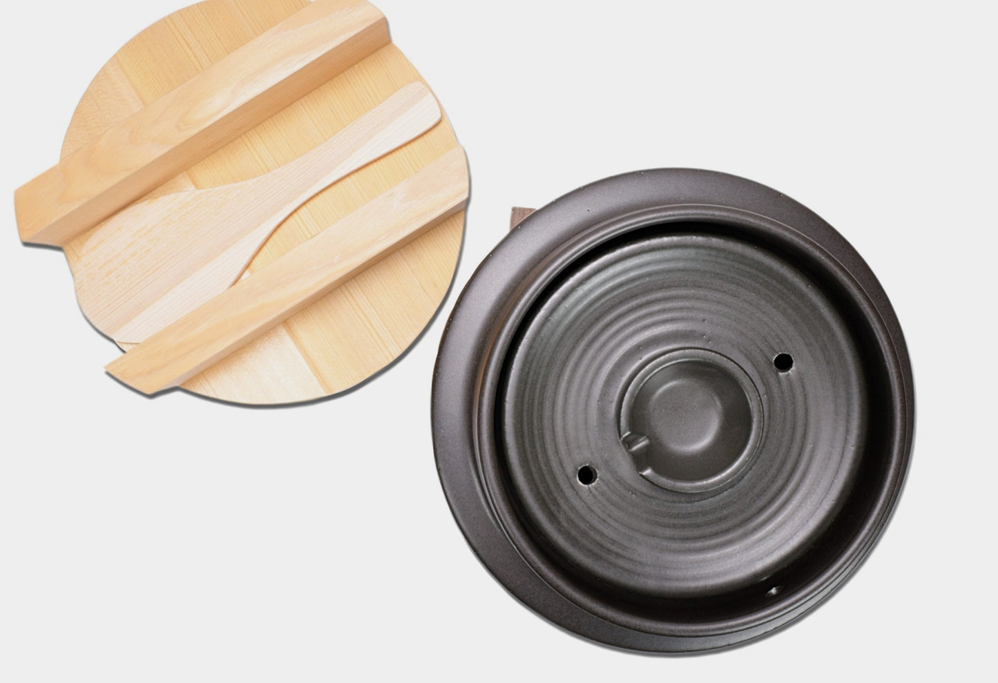 Donabe Rice Cooker Bamboo Set