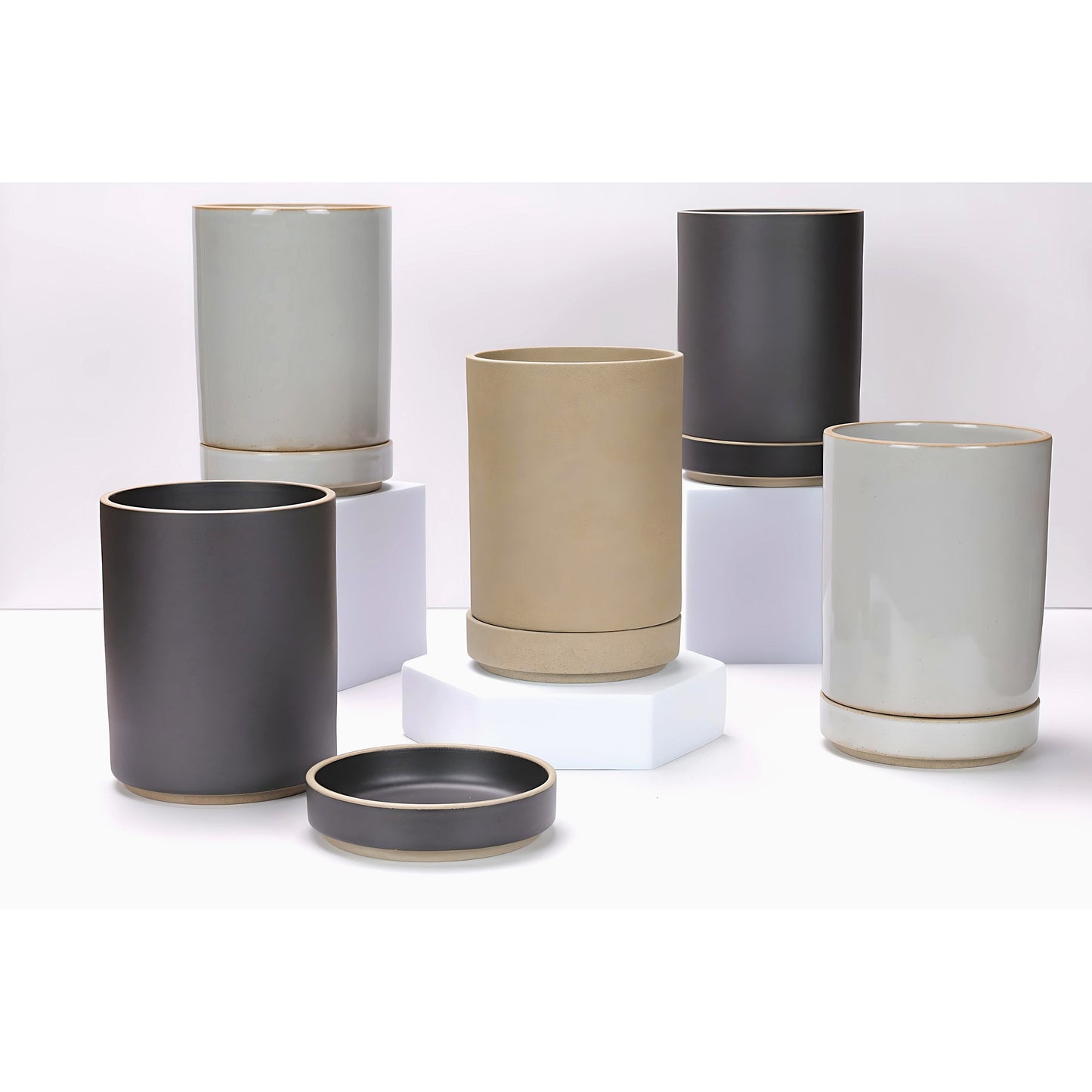 Small Hasami Porcelain Planter Set