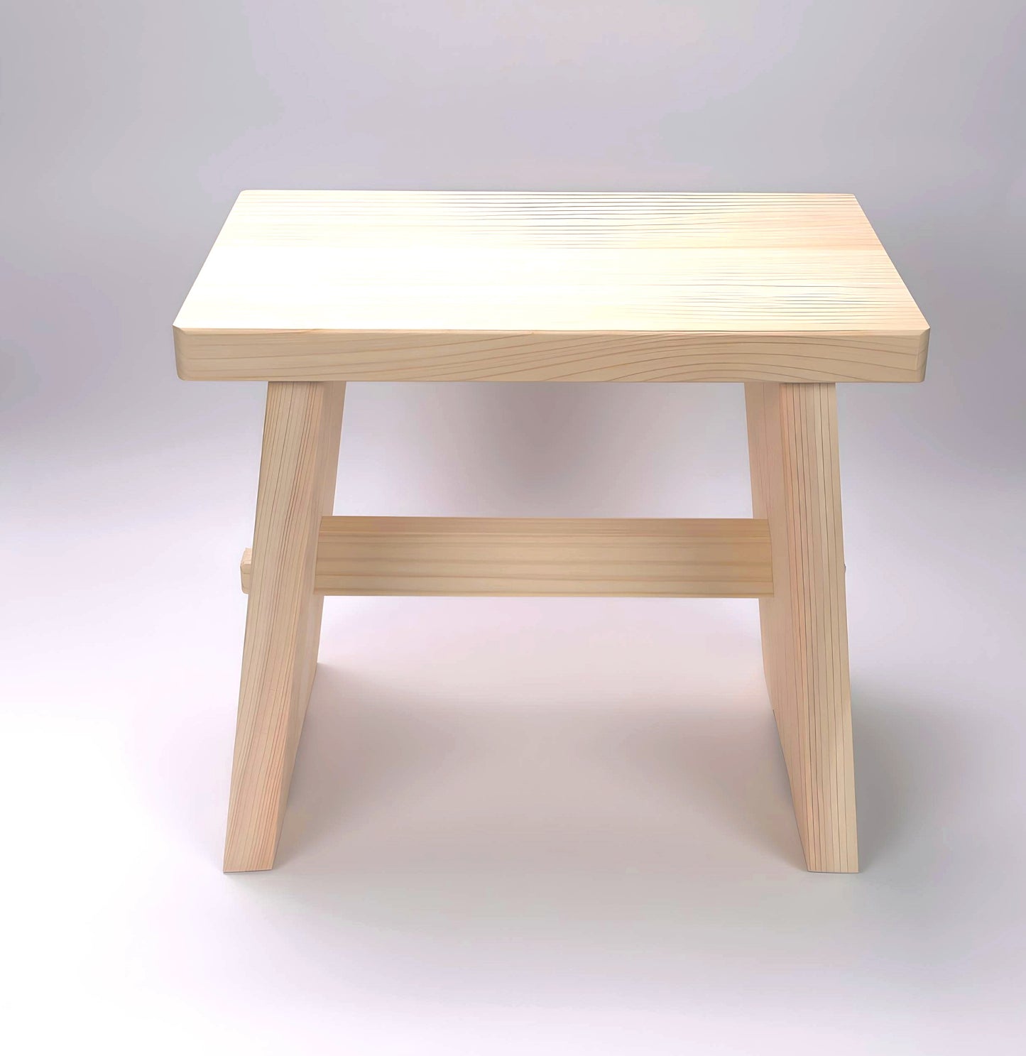 Low Hinoki Stool