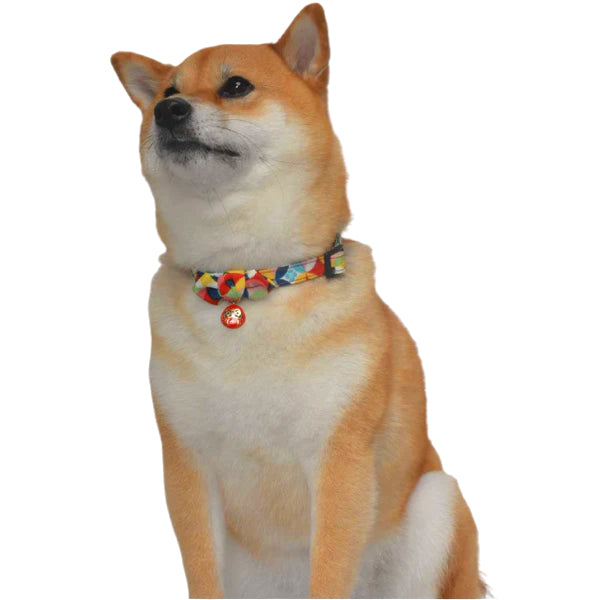 Daruma Charm Bow Tie Collar