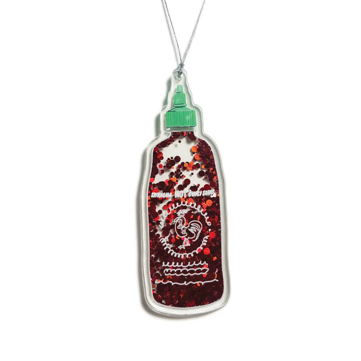 Sriracha Sparkle Shaker Ornament