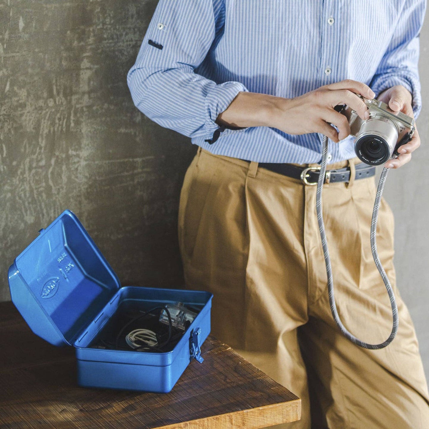 Toyo Steel Toolbox Y-280 - Blue