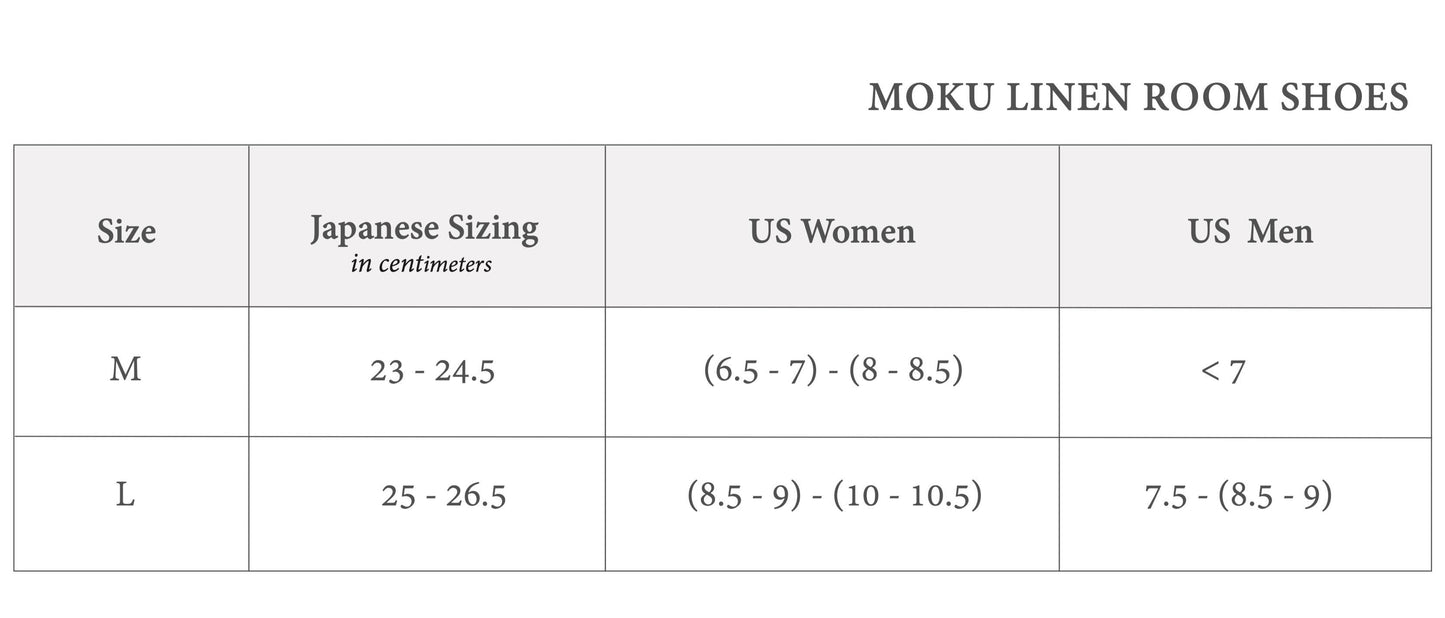 Moku Linen Room Shoes - Ink Blue