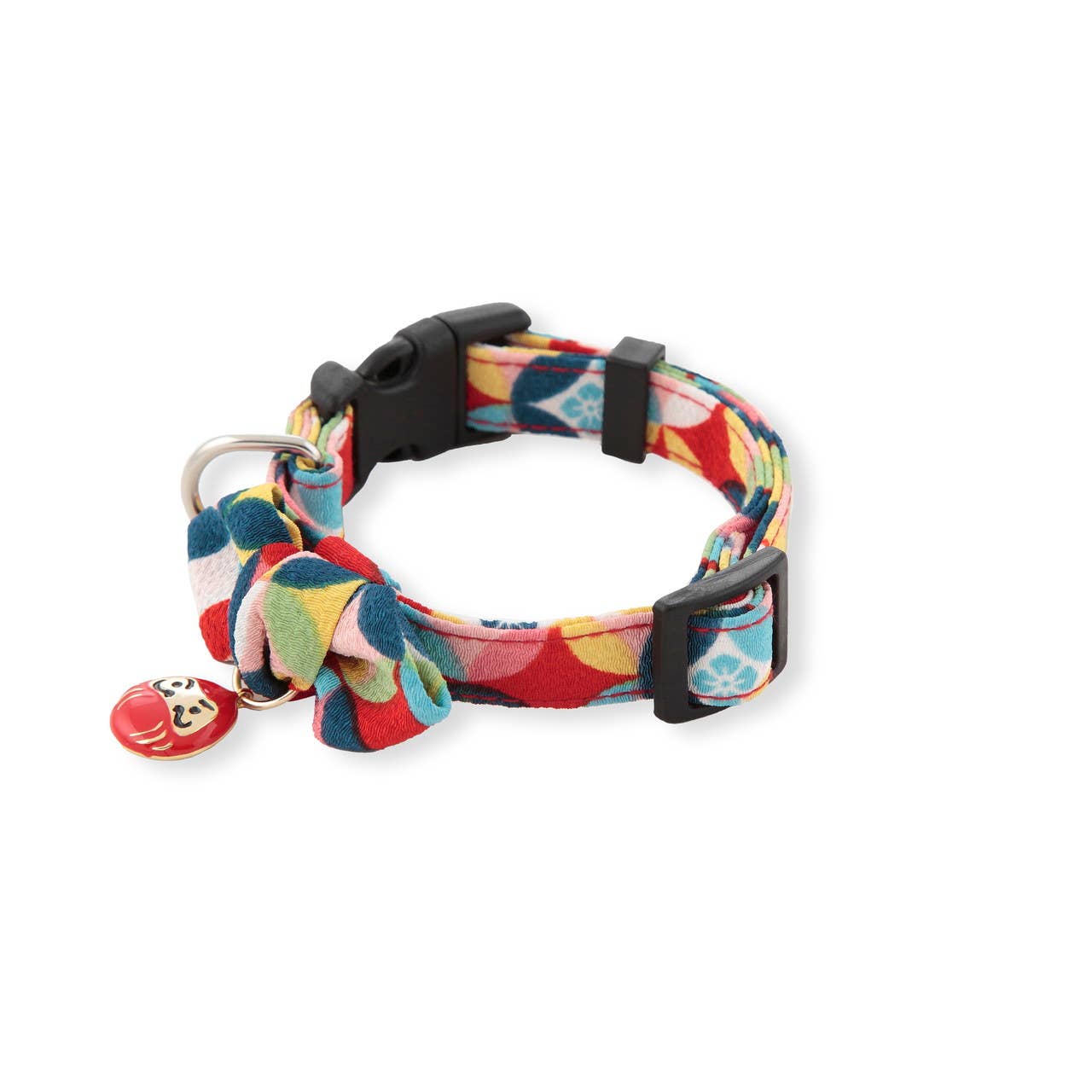 Daruma Charm Bow Tie Collar