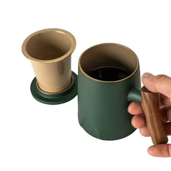 Mountain Mug with Infuser & Lid
