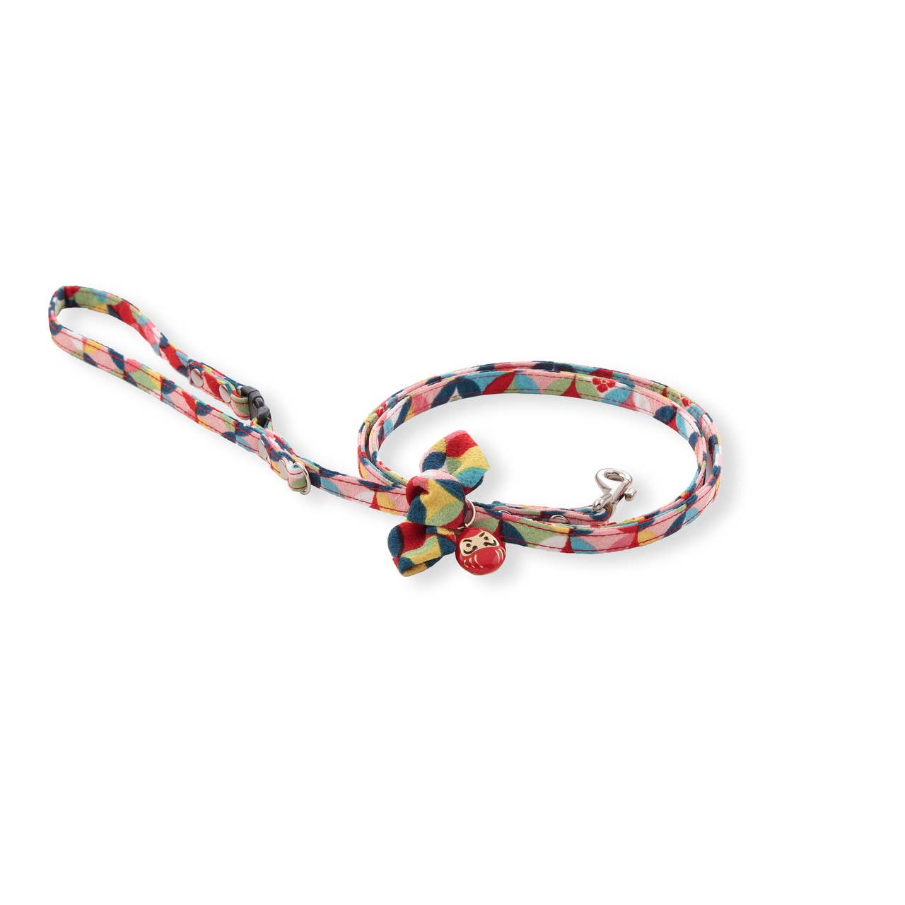 Daruma Charm Bow Tie Leash