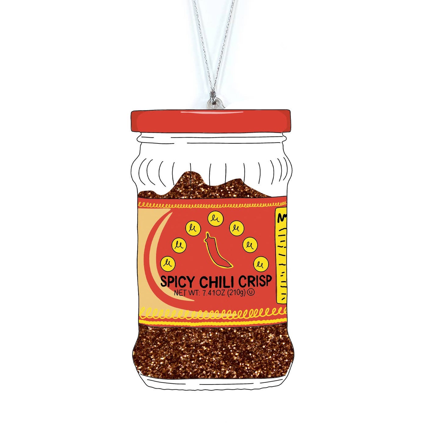 Chili Crisp Liquid Sparkle Ornament