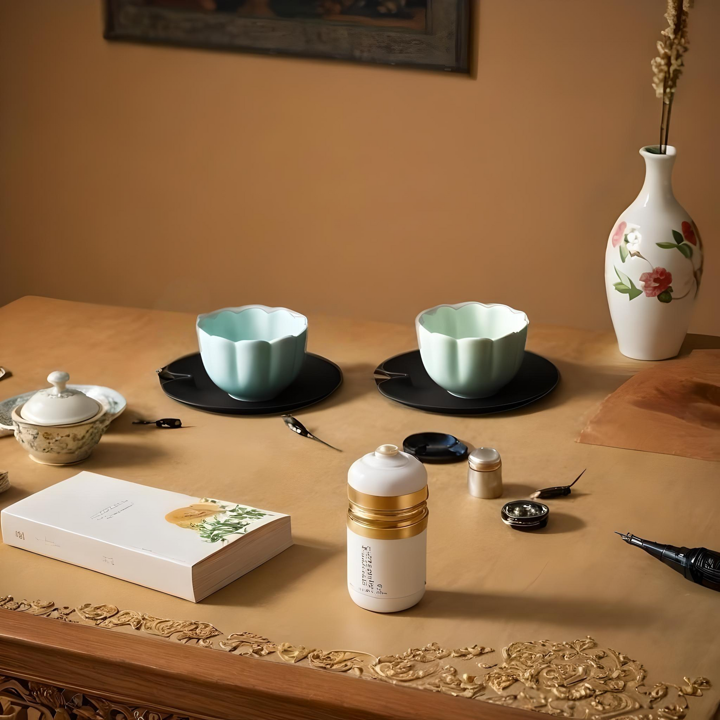National Palace Lotus Dessert Set
