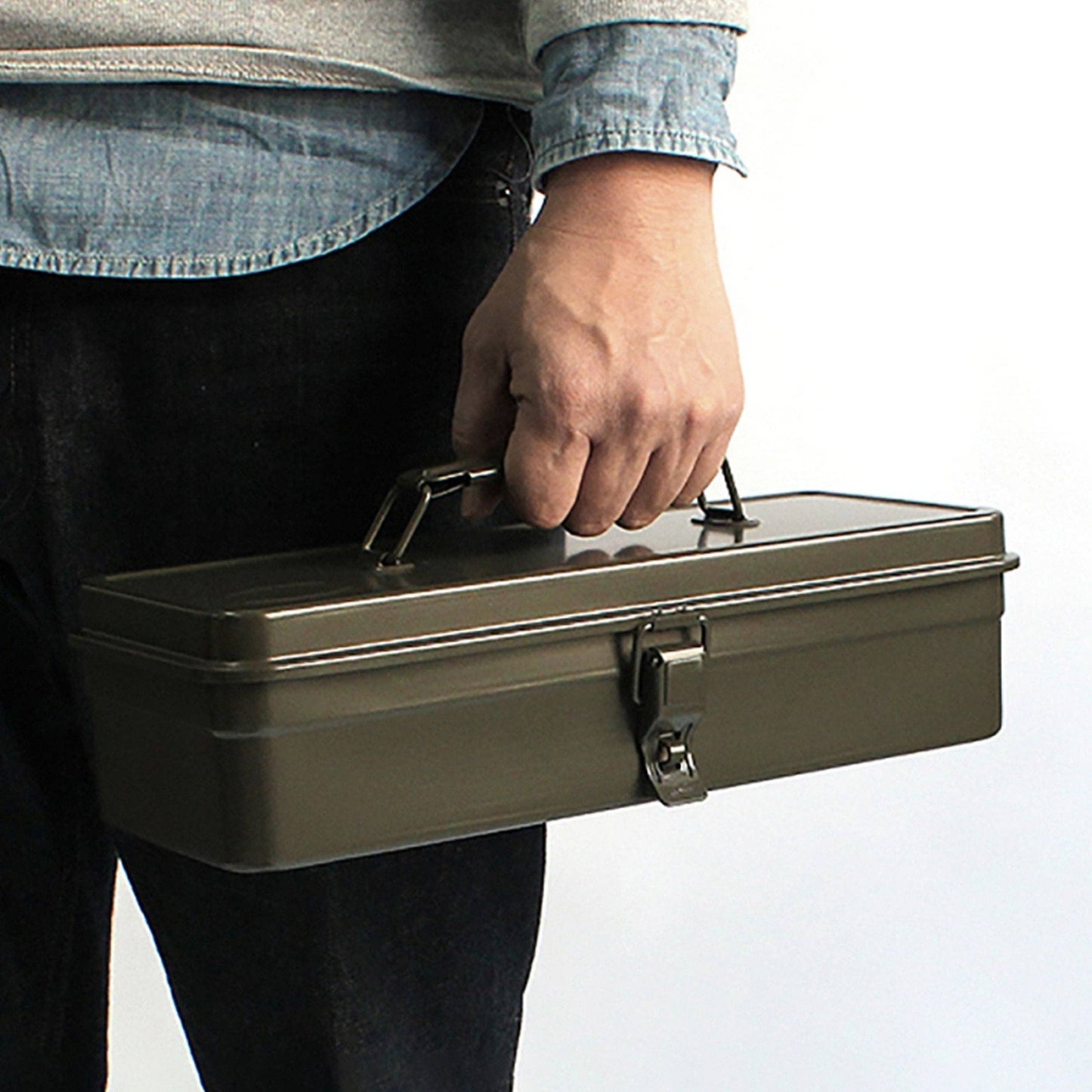 Toyo Steel Toolbox T-320 - Military Green